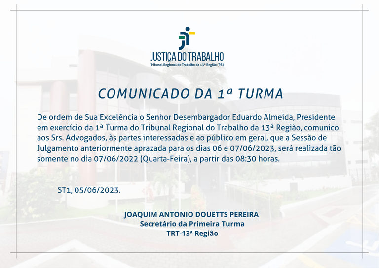 Comunicado Primeira Turma 050623.png