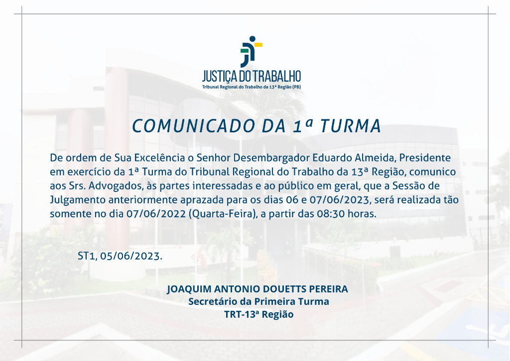 Comunicado Primeira Turma 050623.png