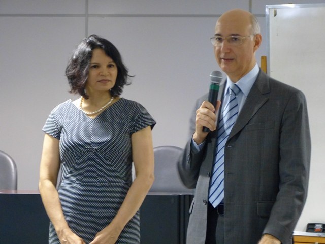 Visita durante  o curso do Corregedor Geral da Justiça do Trabalho, Ives Gandra Martins Filho