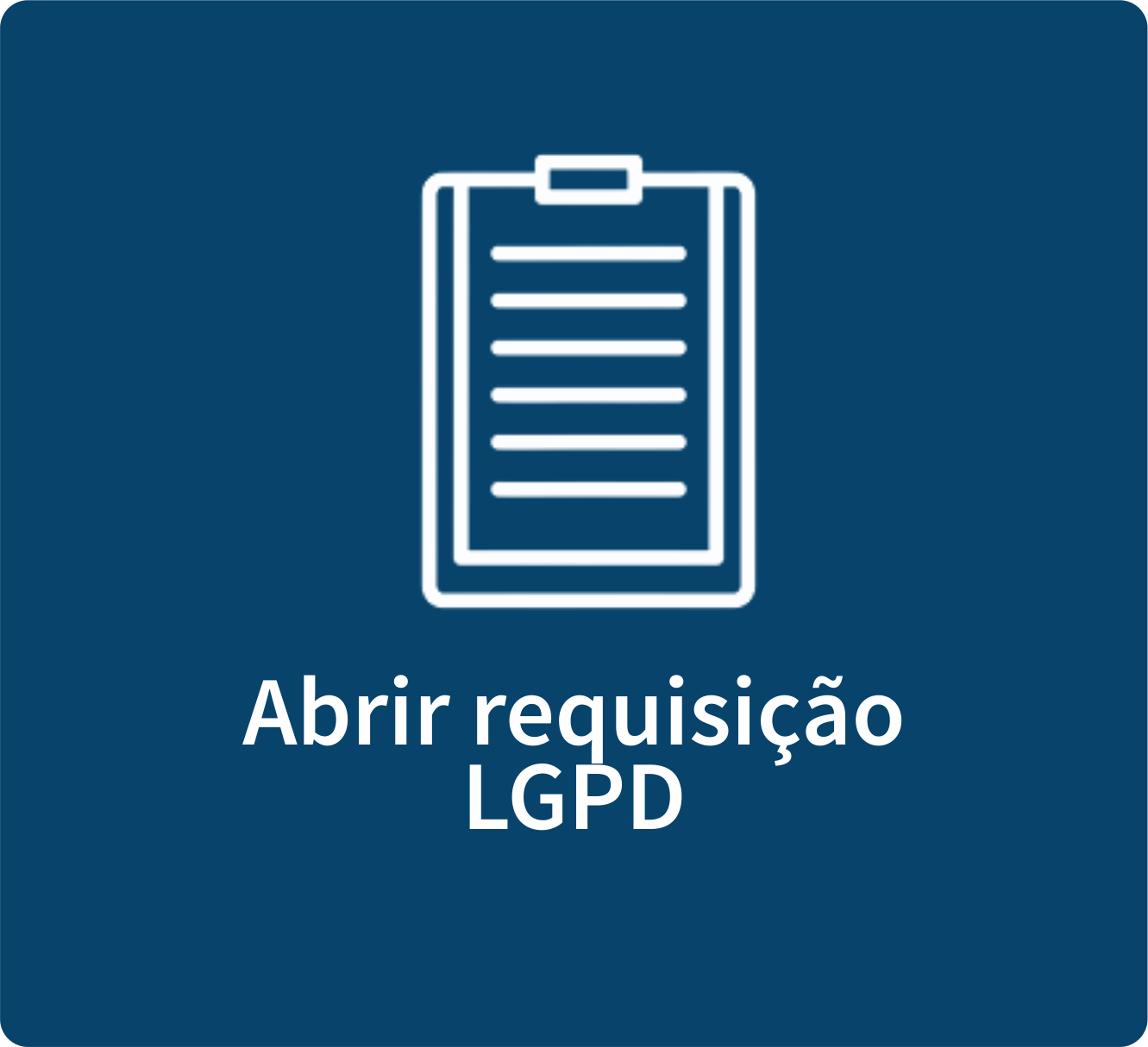 Botão LGPD